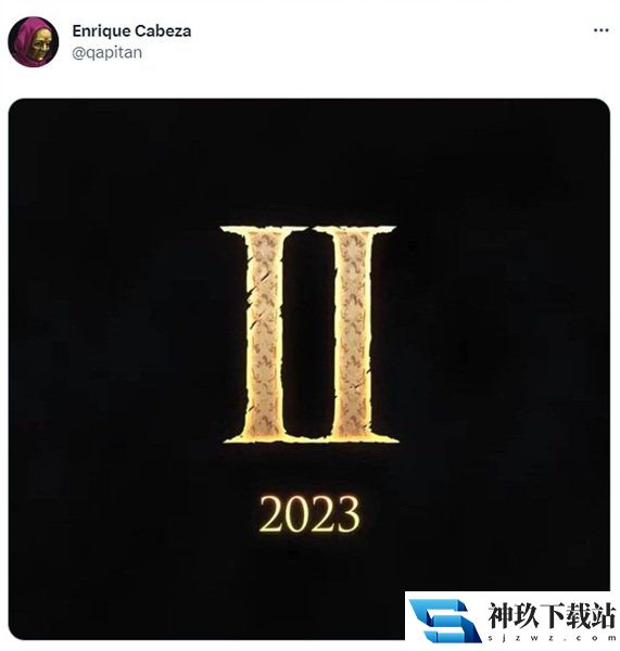 《神之亵渎2》确定2023年发售